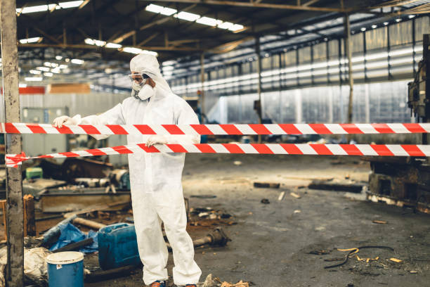 Professional Odor Removal technician working in Weimar, TX